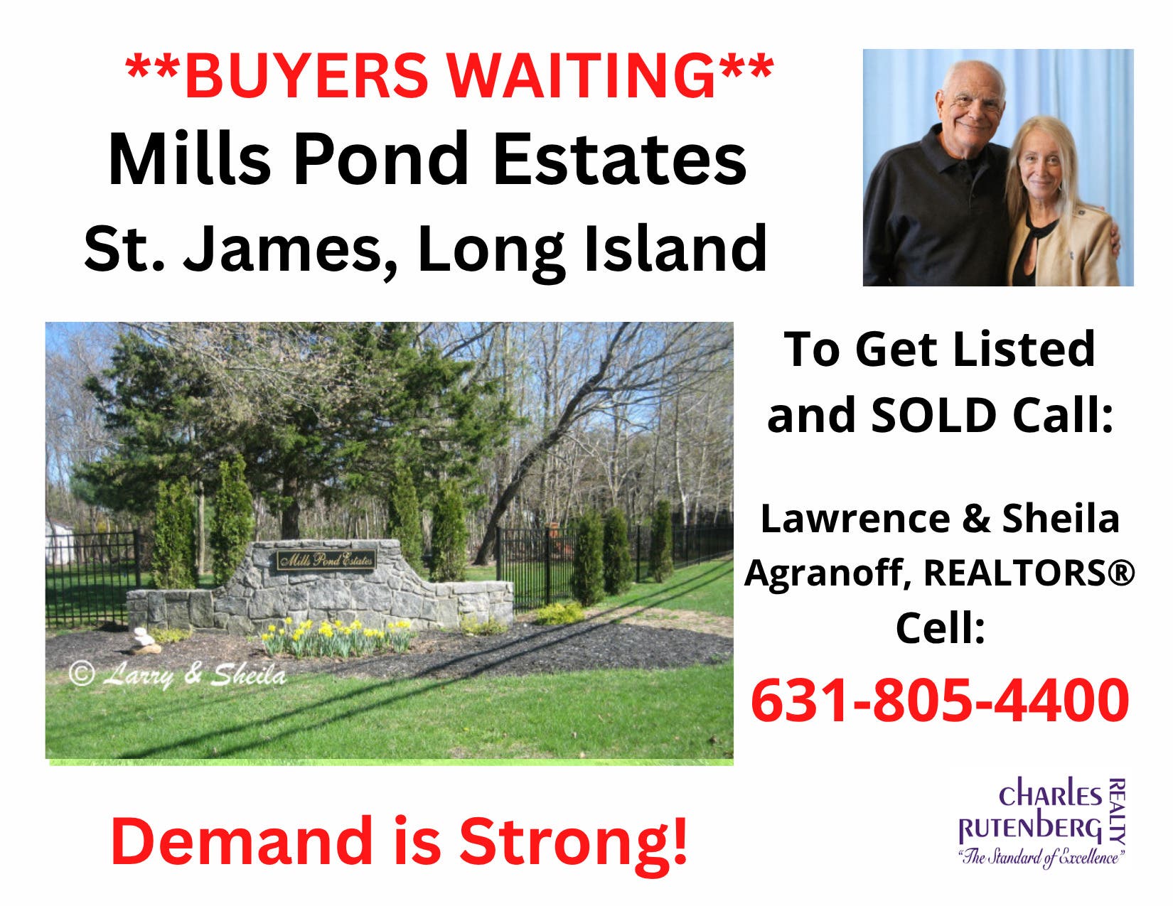 Mills Pond Estates Homeowners Sell Now in St. James Long Island