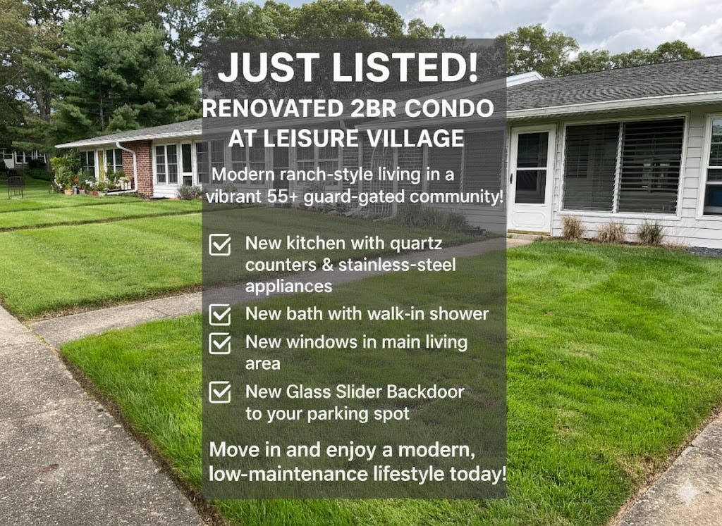 Ridge Long Island Condo at Lesiure Village For Sale