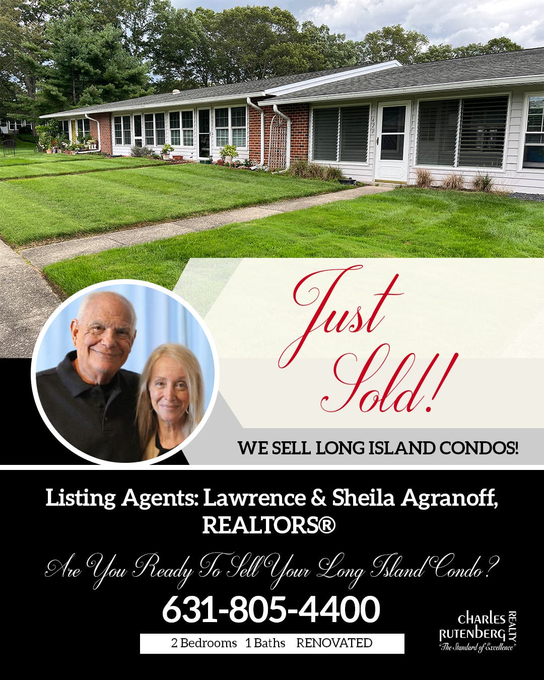 Ridge Long Island 55+ Condo Sold at Leisure Village