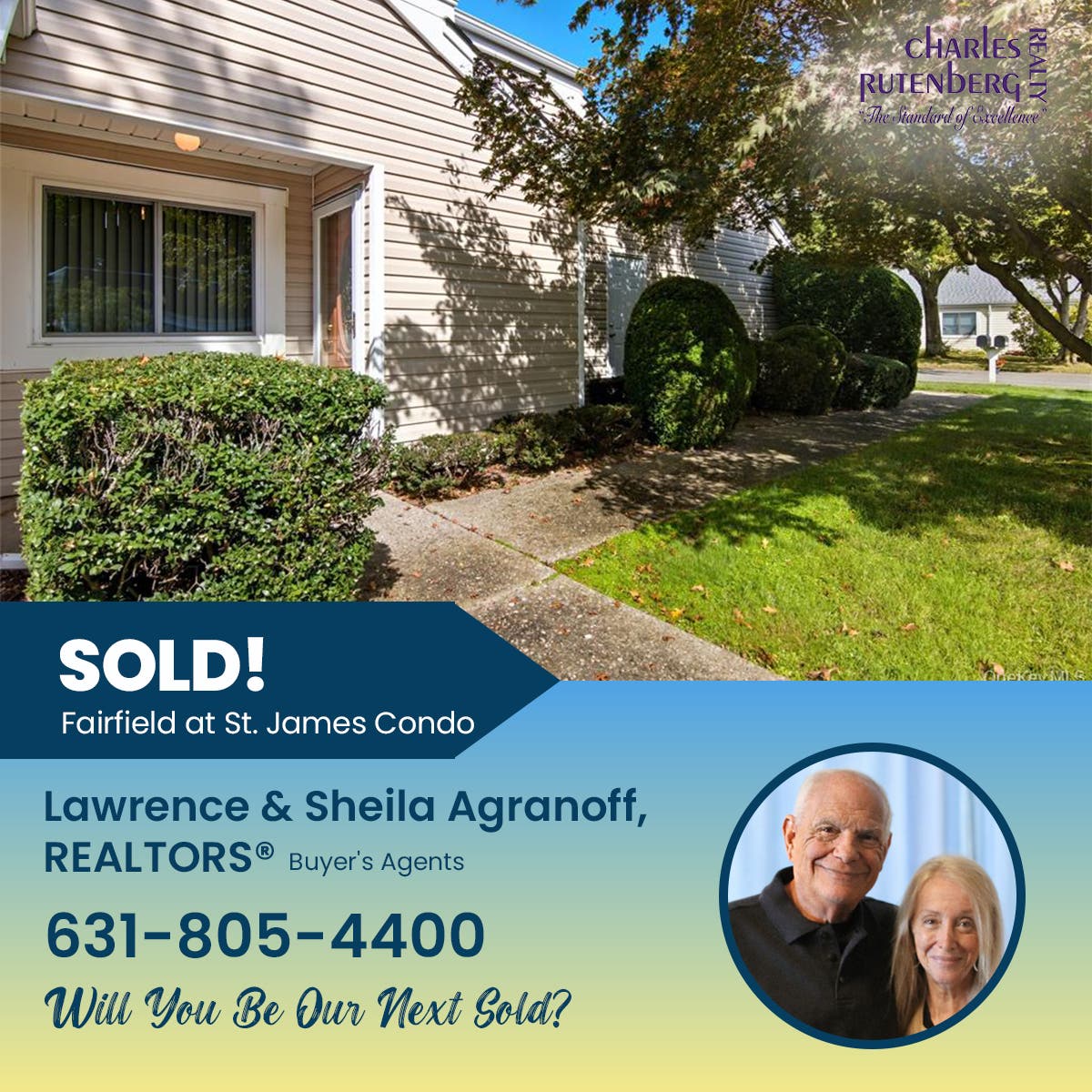 Fairfield at St James Condo in Suffolk County New York SOLD