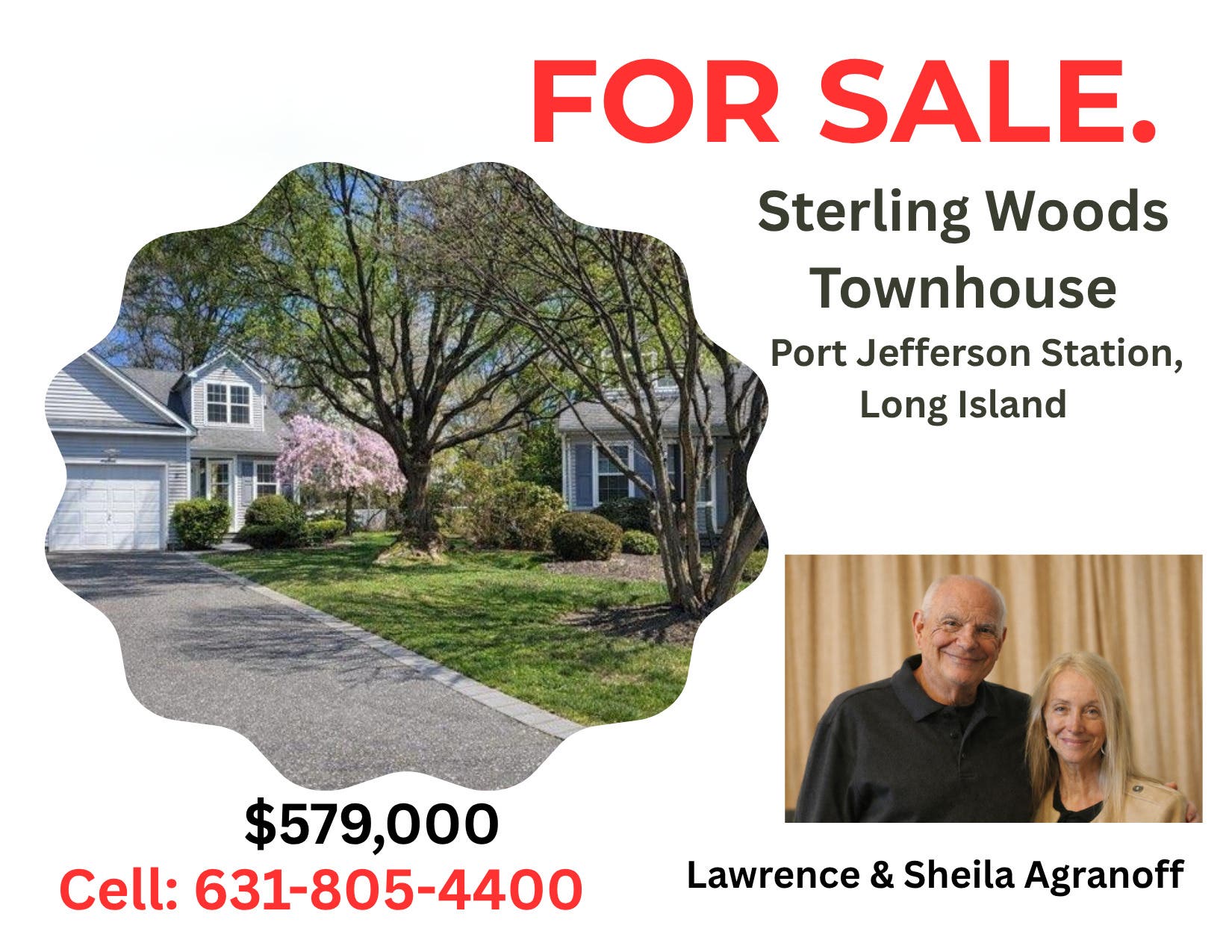 Sterling Woods 2 Br Townhouse For Sale in Port Jefferson Station Long Island