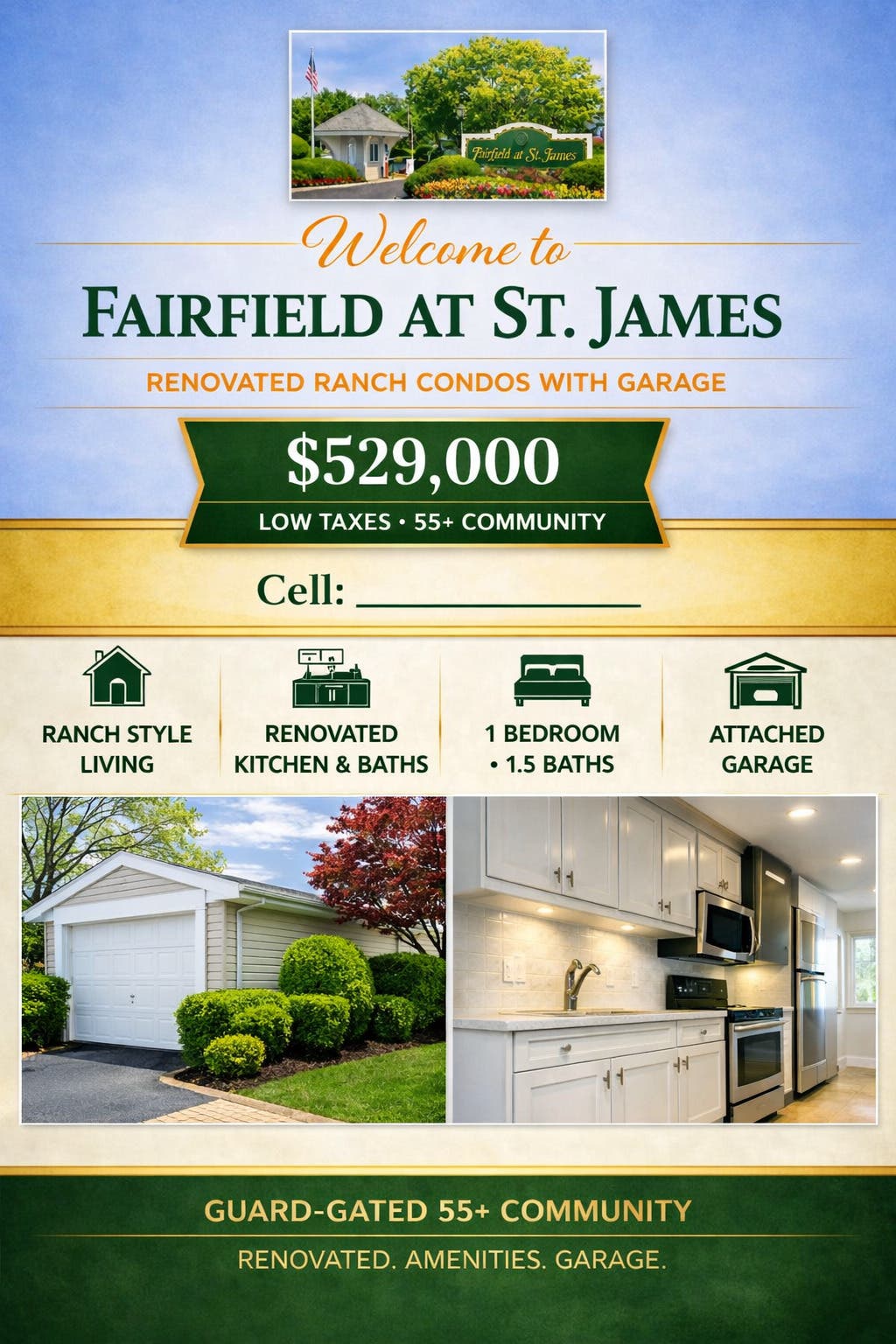 Fairfield at St James Ranch Condo Open House Today