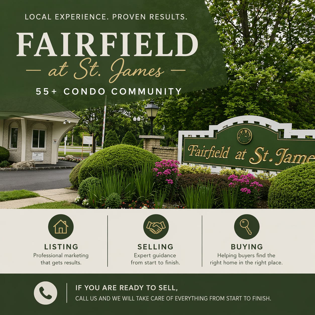 Fairfield at St James Condo Owners with a Garage