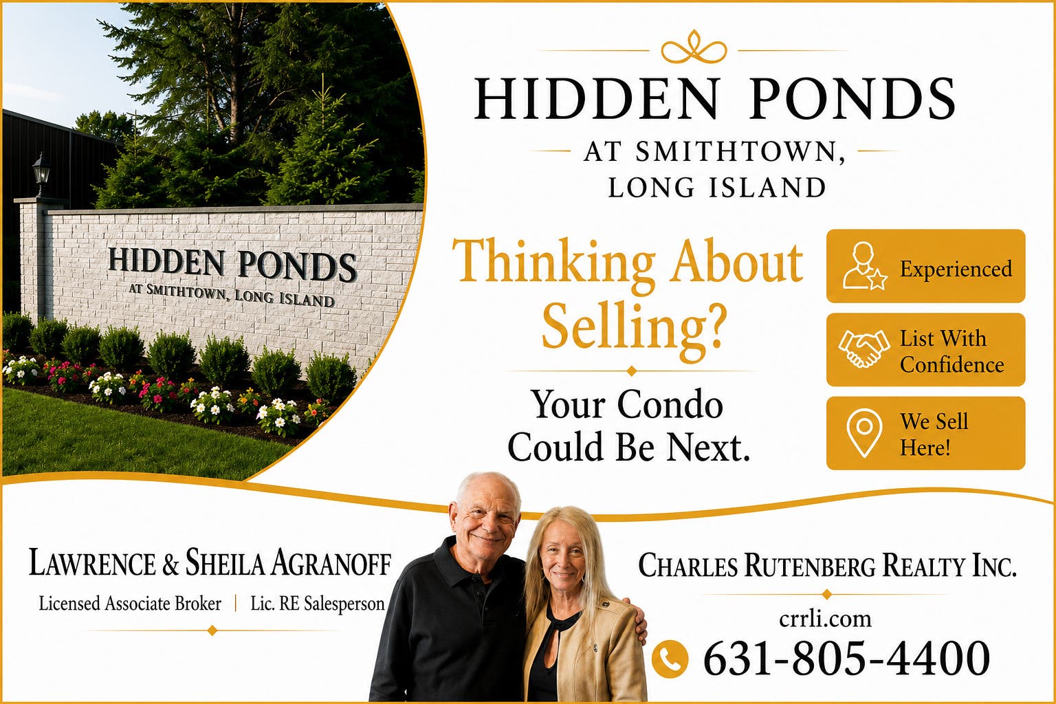 Hidden Ponds Homeowners in Smithtown Long Island