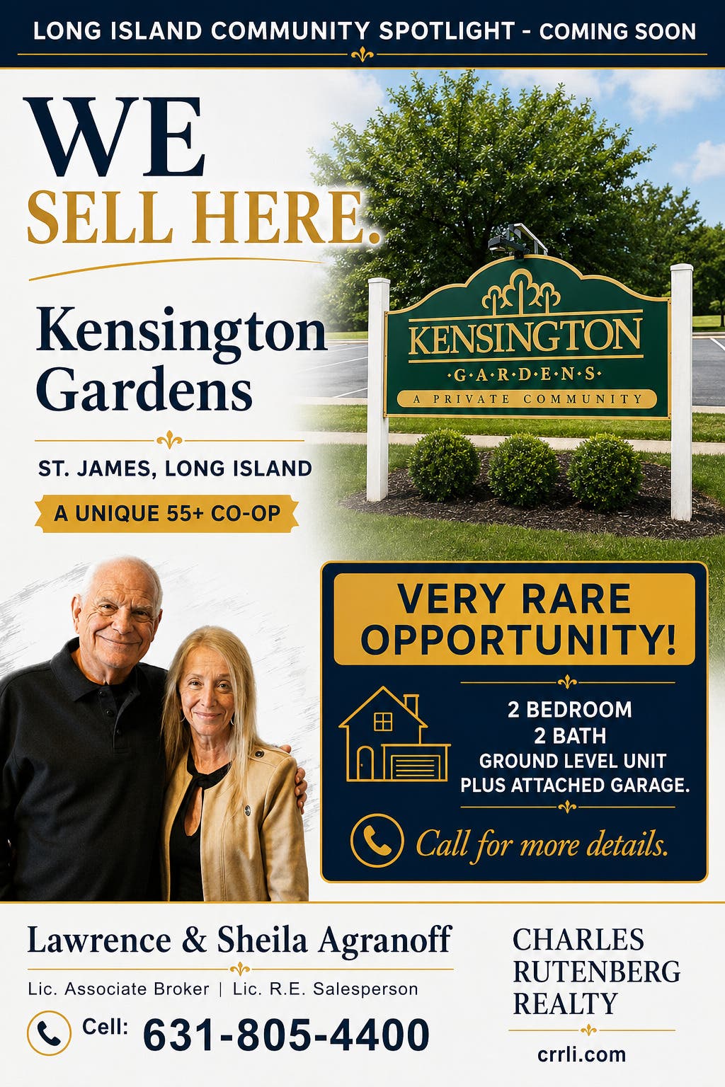 Kensington Gardens 55+ Subdivision Coming Soon