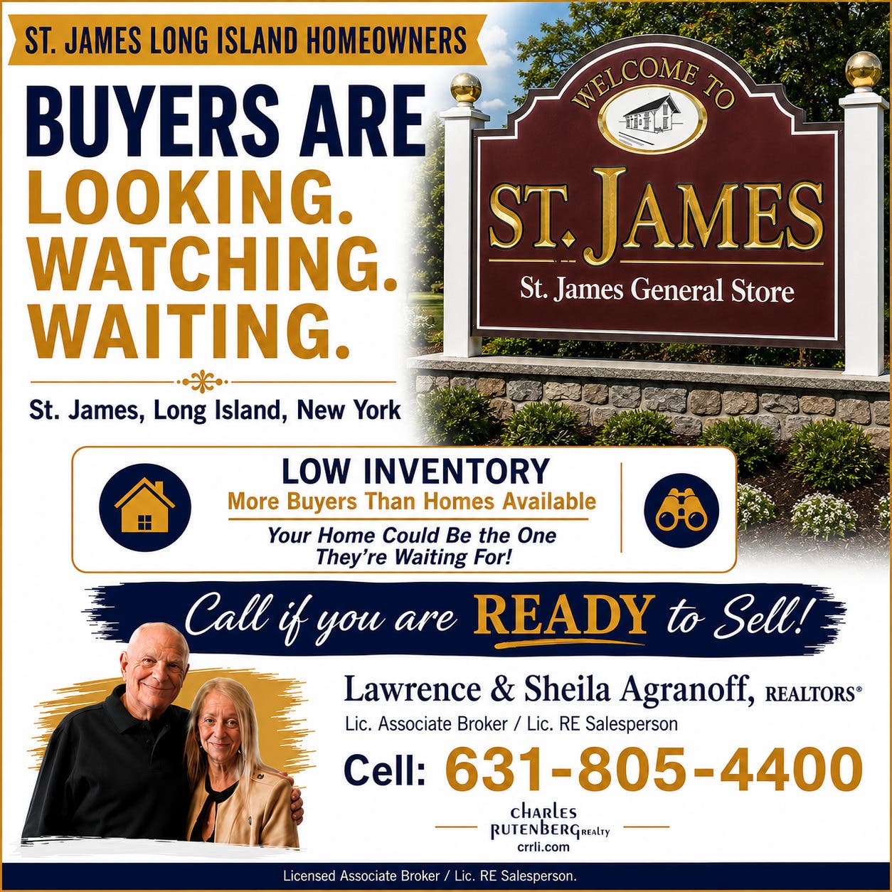 St James Long Island Homeowners | We Sell Here