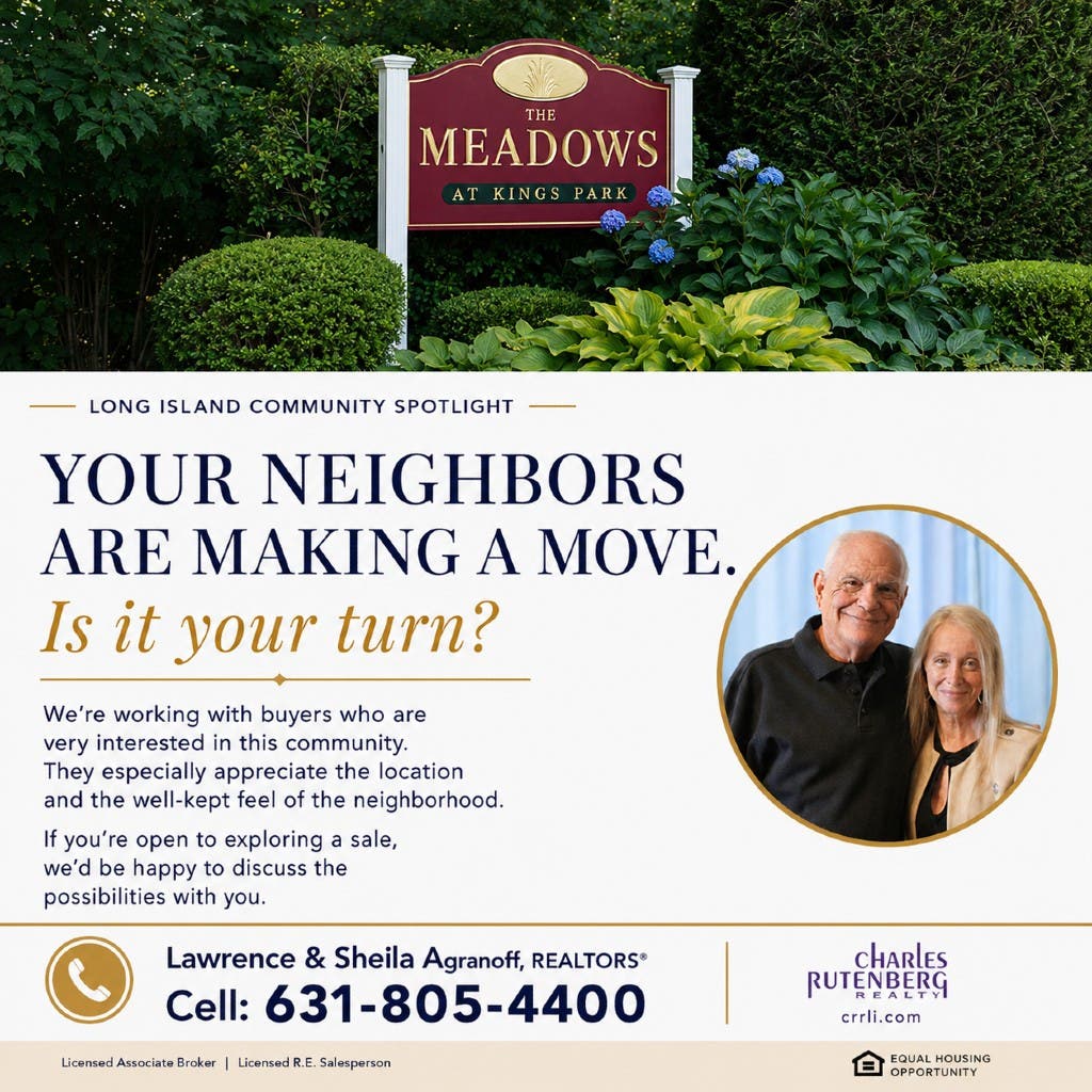 The Meadows Owners at Kings Park Long Island | Is It Finally Time For You To Sell?