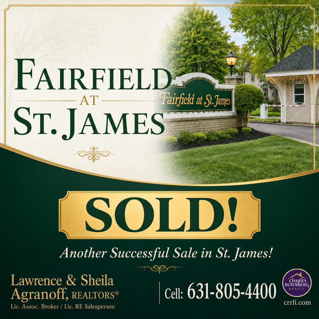 Fairfield at St James Long Island Ranch Condo Sold!