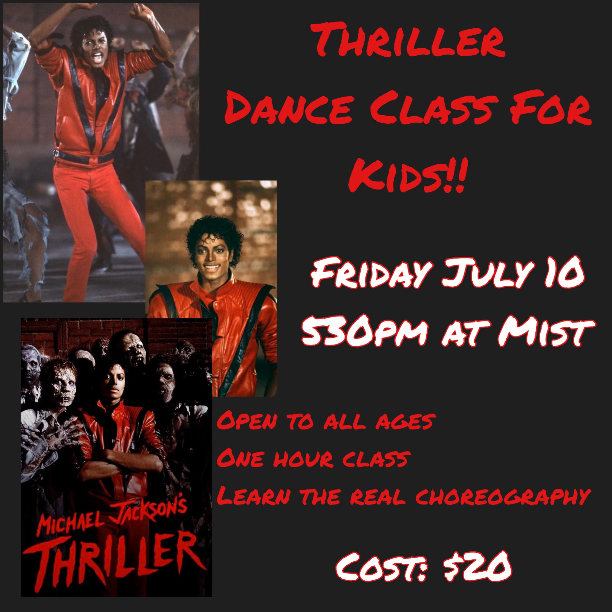 Thriller Dance Class For Kids!!