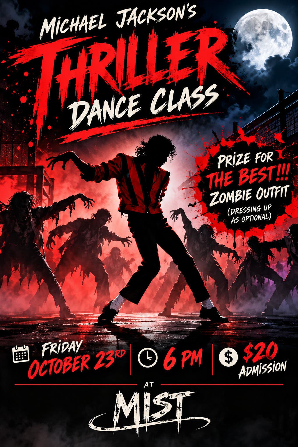 Michael Jackson's Thriller Dance Class