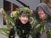 Prize winning costumes celebrate nature: Mary Michaels, Phil Getty, 2018 D&R Greenway Masquerade Ball