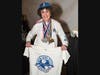 Phyllis Marchand wears her Marathon Medals at Ball -- Awardee at D&R Greenway Gala 2020