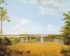 Joseph Napoleon Bonaparte's Estate, Bordentown, Oil Painting by Charles B. Lawrence