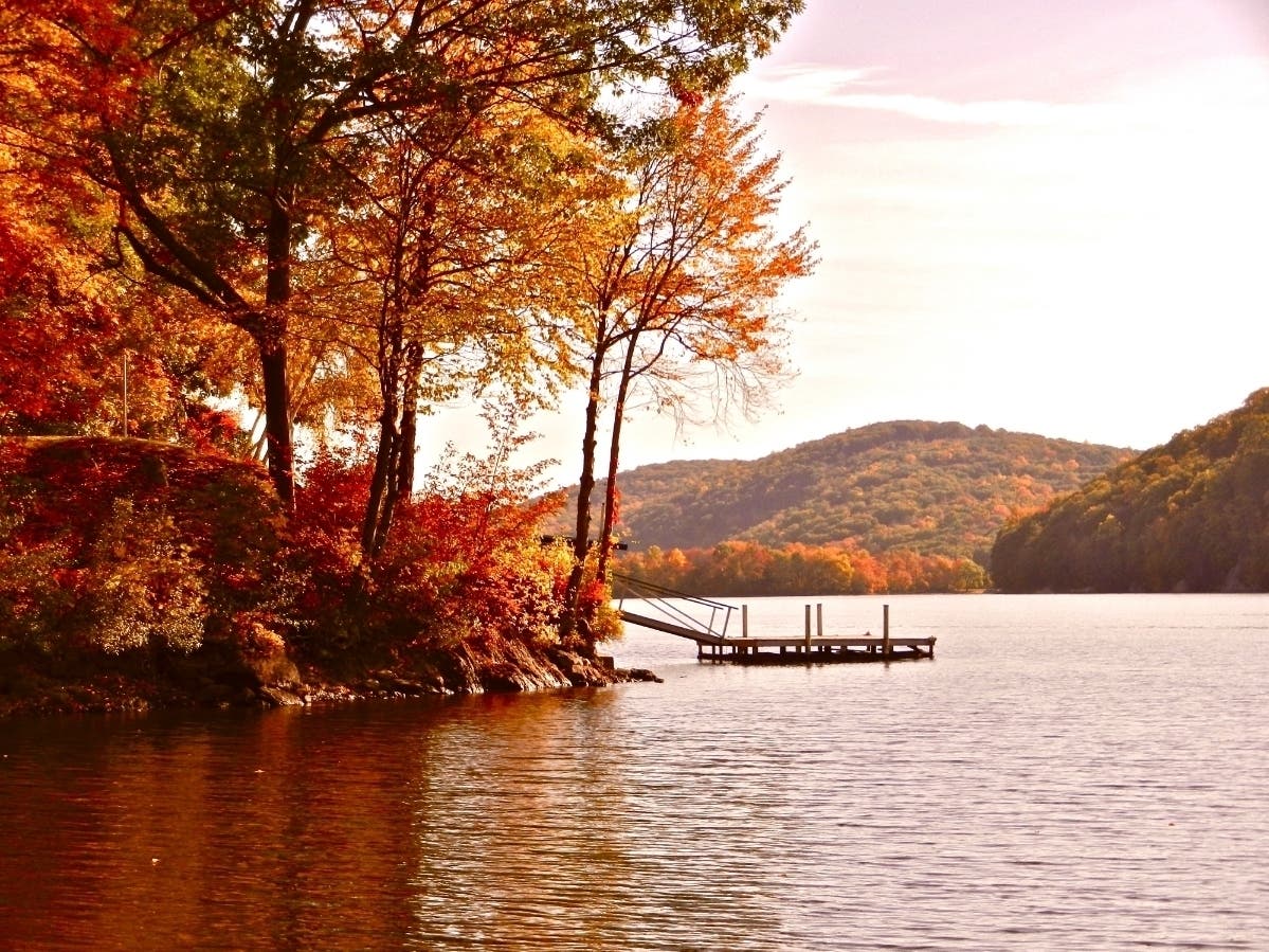 Candlewood Lake Basking in Fall Glory