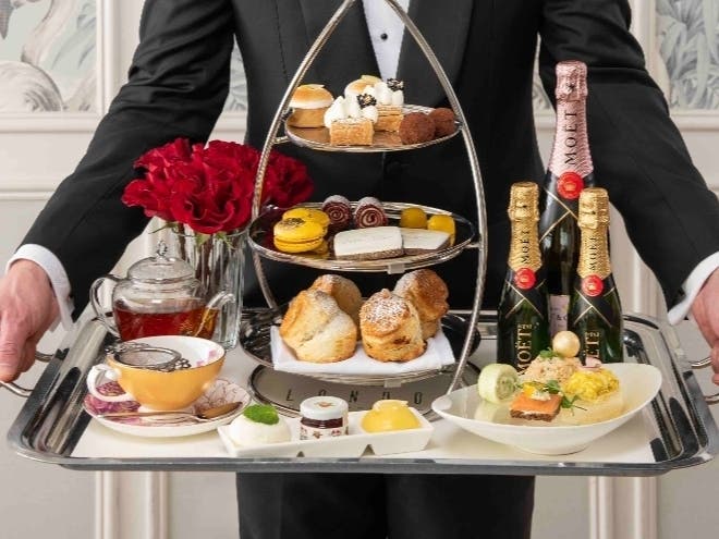 Indulge in scones, sandwiches and sweets at this luxurious tea