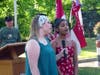 Hailey Brown and Rachel Thomas National Anthem singers