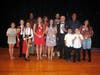 Winners with the judges and emcee