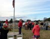 Rev. Doug Dwyer says a prayer