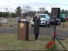 Lisa Garner sings the National Anthem