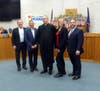 The 4 officials with Judge Benz