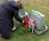 Anne Horner at Millewski headstone