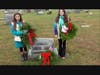Girlscouts at Whitesell headstone