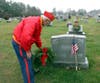 Pete Palestina at Reed headstone