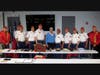 (L-R) Dick Weaver, Shawn McCormick, Pete Palestina, Mike Lecker, Mike Clark, Elizabeth Tollerude, Gus Cales, John Heenan, Neil Clark, Jimmy Clendennen and Harry Niemann.  