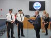 Adam Selisker presents Proclamation to Police Chief Steve LeCompte.
