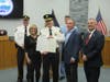 Chief LeCompte with Supervisors holding Proclamation