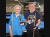 Team  Just Rack'em Champs Gail Cowan and Mike Pate