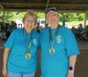 Women’s 70-79 Age Group Gold: Naommia Rorry, Silver: Rosemarie Bradley