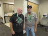 L-R Gold medalist Ross Birnbaum, Silver medalist George Stevenson.