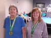 L-R Gold medalist winner Susan Todd, Silver medalist Marie Wallace.