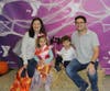 Chanda Bradshaw, Felicity Labiner, 4, Hudson Labiner, 1, and Russell Labiner of Chatham enjoyed the Madison Area YMCA’s Halloween Spooktacular 2019.