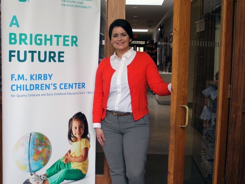 Karé Matrisciano, new director of the F.M. Kirby Children's Center of the Madison Area YMCA