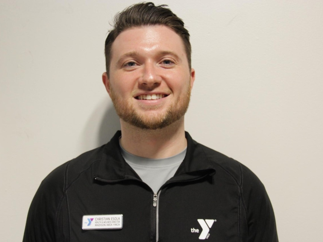 Pictured is Madison Area YMCA Health and Wellness Director Christian Esola, excited to welcome members back to our Family Center for personal training beginning July 6. 