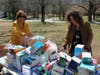 Vice President of Human Resources Kathy Martini and Associate Director, Human Resources Operations Christina Greene of the Madison Area YMCA helped sort hundreds of donated items prior to packaging for shipment.
