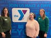 Pictured are Project Community Pride of the Madison Area YMCA Director Christine McIntyre, Staff Clinician Victoria Buckey, and Staff Clinician Kristin Perconte.