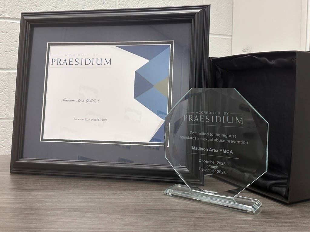 The Madison Area YMCA has been awarded Praesidium Accreditation® by Praesidium, the leader in abuse risk management.