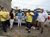 From left to right: Norman Goldhecht, LogistiCare; Jamie Moses, LogistiCare; New Jersey First Lady Tammy Murphy; Kathryn Stalmack, LogistiCare; Giovanni Colalillo and John Colalillo, JAC Medi Transport LLC.