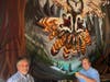 Luis Rivera (left) and Tim Elsmore doing research at Adobe Creek Brewing