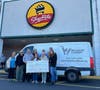 Cowhey Family ShopRite of Warminster presented a check for $10,000 to Warminster Food Bank to help them purchase perishable items, meats, fruits, vegetables and other necessities for individuals and families in need in Bucks and Montgomery Counties.