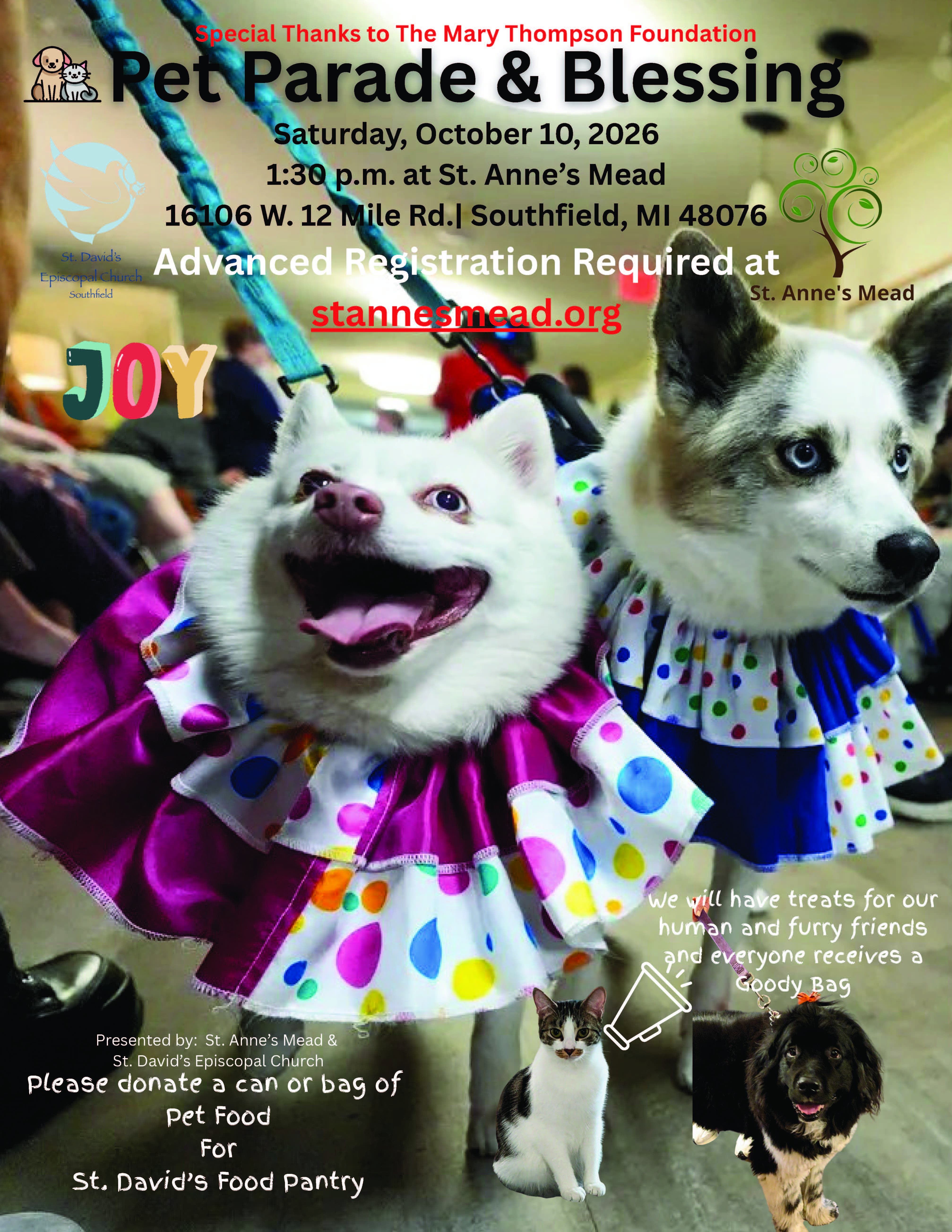 Annual Pet Parade & Blessing