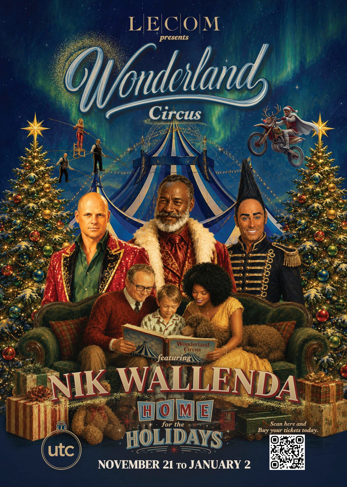 Nik Wallenda’s Wonderland Circus Presents: Home for the Holidays Returns to Sarasota 