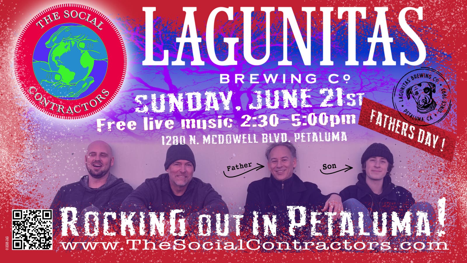 Lagunitas Special Father's Day Cookout w/ Live Music by The Social Contractors