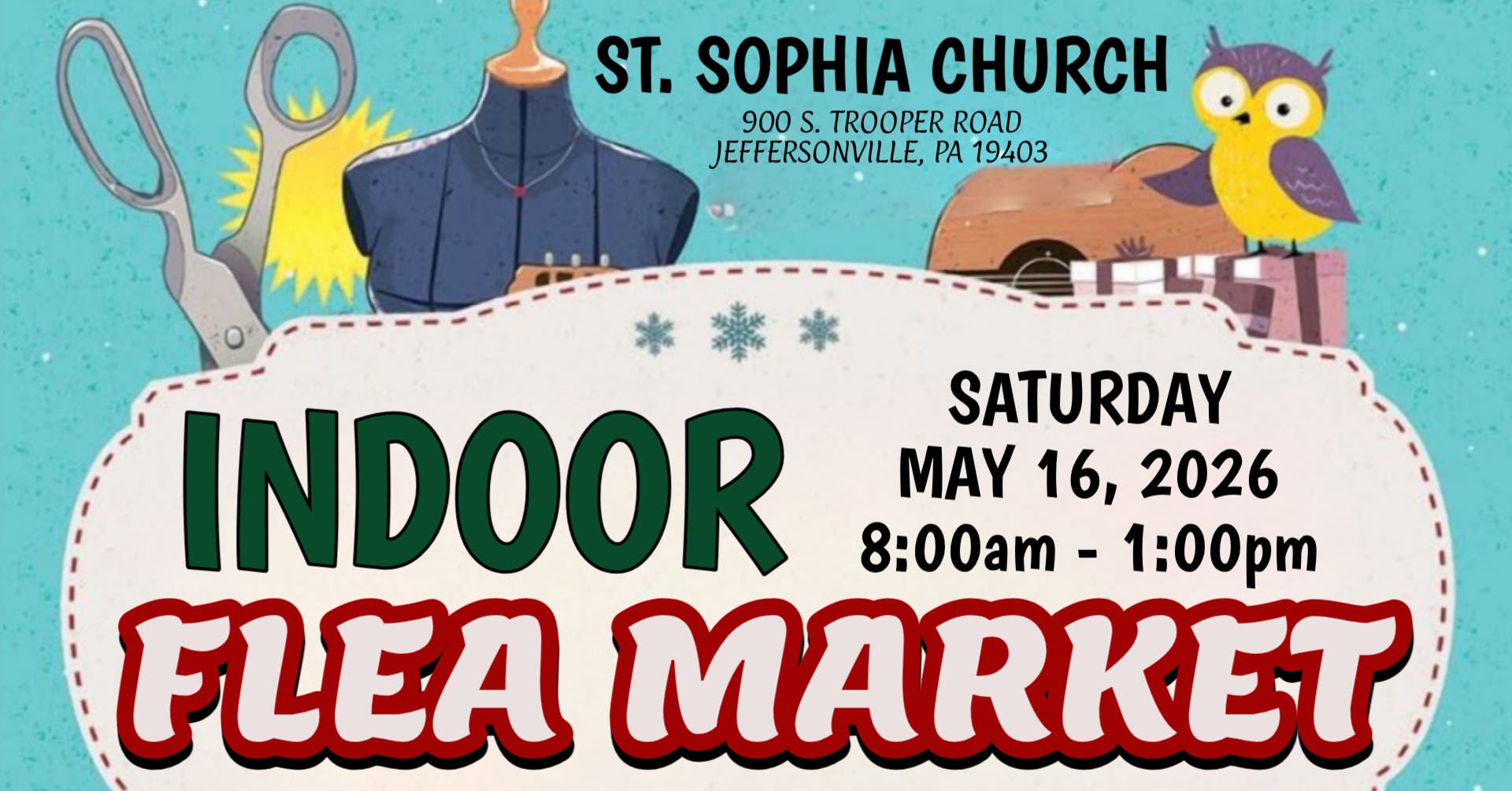 Indoor Flea Market @ Saint Sophia Greek Orthodox Church