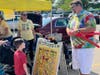 A youngster chooses his balloon creation from the RC Juggles menu.