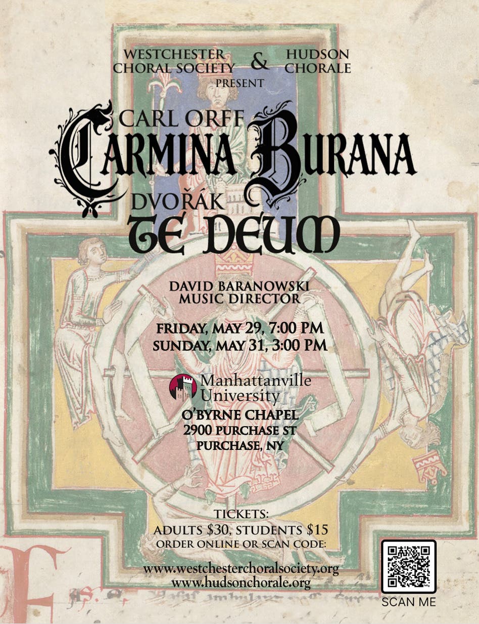 Carmina Burana Concert - Westchester Choral Society & Hudson Chorale