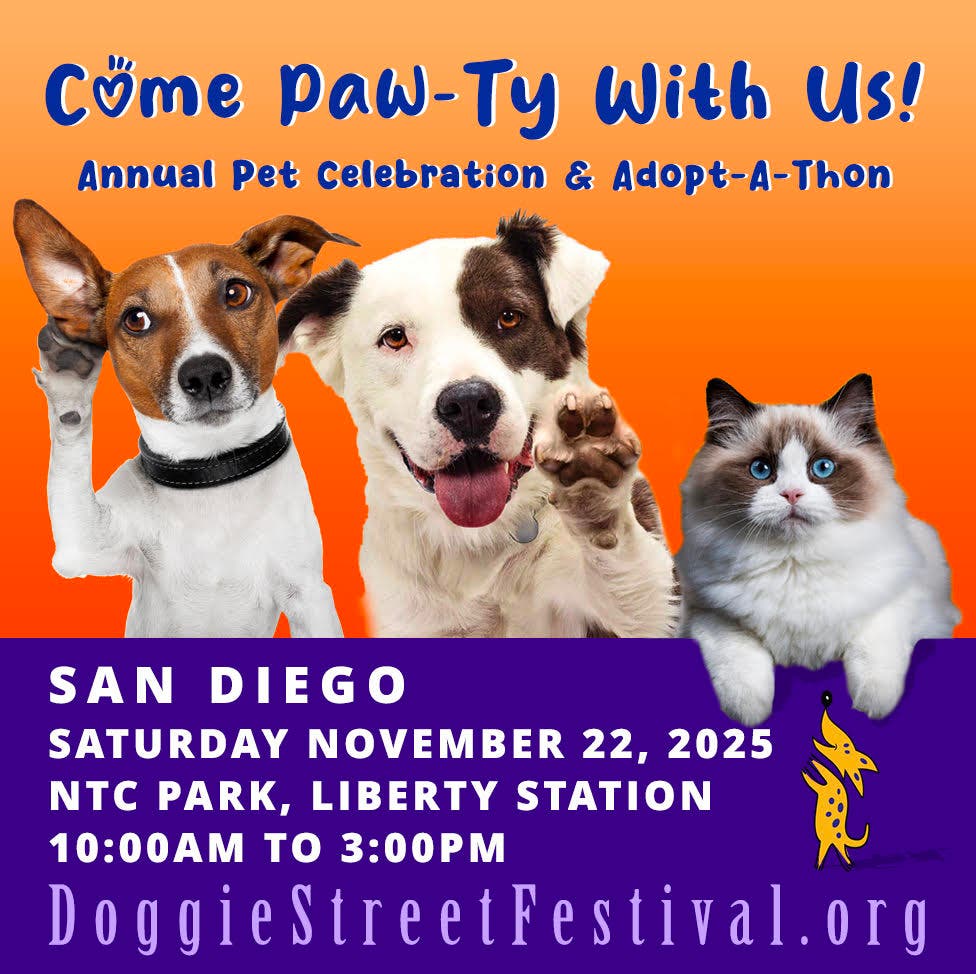 16th ANNUAL DOGGIE STREET FESTIVAL & ADOPT-A-THON SAN DIEGO